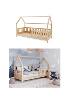 Kreatiivsed ideed majakujulise voodi kaunistamiseks laste toas.