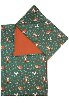 YappyFox Rustic, GOTS voodipesu 100x130 / 38x55 cm