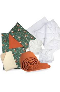 YappyFox Rustic, GOTS + Yappy AloeVera + YappyLux + YappyShield + YappyRustic Muslin 360cm + YappySense SOFT BEIGE 