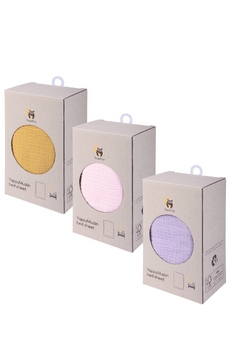 YappyMustard Muslin + YappyBlush Muslin + YappyLilac Muslin 