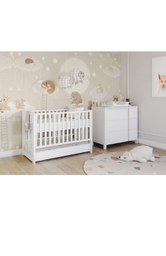 WHITE YappyDue beebivoodi ja YappyClassic kummut