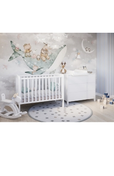 WHITE YappyLull beebivoodi ja YappyClassic kummut