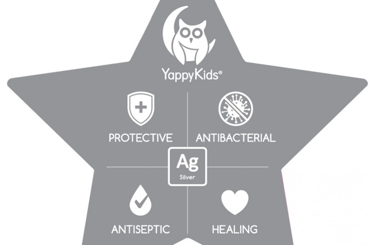  YappyLa:le SILVER beebivoodi, WHITE
